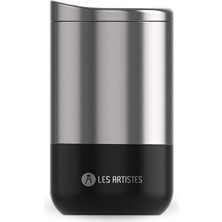 Les Artistes Paris Isı Yalıtımlı Çelik Termos Mug 350ML Split Black