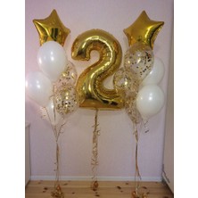 Kidspartim Gold 2 Yaş Balon Seti