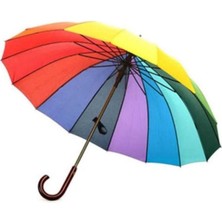 Dzc Kuzenler Avm Gökkuşağı Şemsiye (16 Tel)