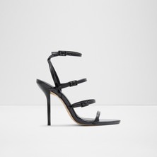 Aldo Ulba Sandalet Yüksek Topuklu Sandalet;abiye Sandalet - Siyah