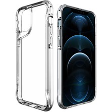 Canpay Apple iPhone 12 Pro Max Uyumlu Kılıf Case, Transparent Smooth Hard Protective Cover