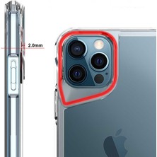 Canpay Apple iPhone 12 Pro Max Uyumlu Kılıf Case, Transparent Smooth Hard Protective Cover