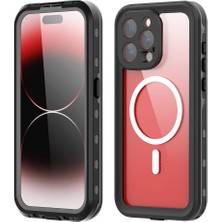 Canpay iPhone 15 Pro Max Uyumlu Kılıf Case, 360 Derece Koruyucu 2metre Su Geçirmez Kapak Waterproof Cover