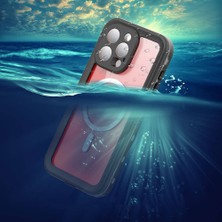 Canpay iPhone 15 Pro Max Uyumlu Kılıf Case, 360 Derece Koruyucu 2metre Su Geçirmez Kapak Waterproof Cover