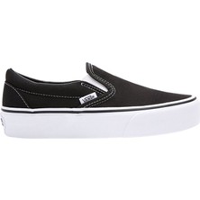 Vans Ua Classic Slip On Platform Siyah Sneaker