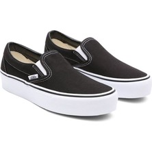 Vans Ua Classic Slip On Platform Siyah Sneaker