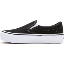 Vans Ua Classic Slip On Platform Siyah Sneaker