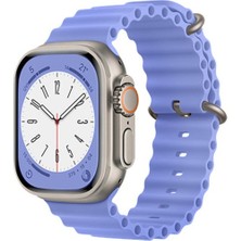 Dijimedia Apple Watch Uyumlu 40MM 1/2/3/4/5/6/se/7/8/9ultra Ocean Kordon Kordon Lila