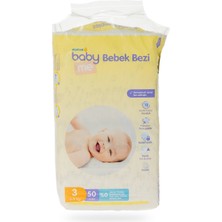 Baby Me Midi 3 Numara Bebek Bezi 4-9 kg 100 Adet