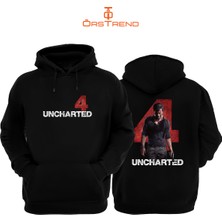 Ors Trend Uncharted 4 Kapşonlu 3 Iplik Sweatshirt