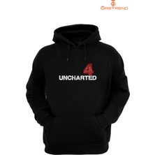 Ors Trend Uncharted 4 Kapşonlu 3 Iplik Sweatshirt