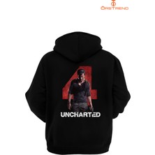 Ors Trend Uncharted 4 Kapşonlu 3 Iplik Sweatshirt