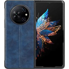 Microcase Tecno Phantom V Fold Deri Desenli Plastik Koruma KILIF-AL4225