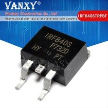 Sislilalaua 10 Adet IRF840STRPBF IRF840S F840S TO-263 N-Kanal 800V 8A Güç Mosfet (Yurt Dışından)