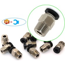 Sislilalaua Adet Pc4-01 J-Kafa Pnömatik Konnektör E3D V6 3D Parçaları Hızlı Jointer Besleme 1.75MM Filament Boru Uzaktan Itme Bowden (Yurt Dışından)