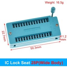 Sislilalaua Adet/grup 14 16 18 20 24 28 32 40 P Pin 2.54 mm Yeşil Dıp Evrensel Zıf Ic Soket Testi Lehim Tipi Ic Kilit Koltuğu Zif Soket (Yurt Dışından)