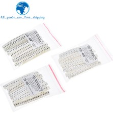 Sislilalaua Tzt 0603 0805 1206 Smd Direnç Kiti Çeşitli Kit 1ohm-1m Ohm 1% 33VALUESX 20PCS=660PCS Örnek Kit (Yurt Dışından)