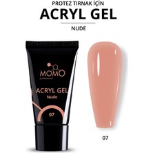 Momo Professional Protez Tırnak İçin Akril Jel No:07 Nude