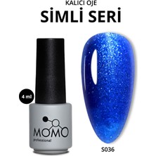 Kalıcı Oje S036, Simli Saks Mavi, 4 ml