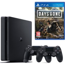 Sony Playstation 4 Slim 500 GB + 2. Ps4 Kol + Ps4 Days Gone
