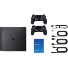 Sony Playstation 4 Slim 500 GB + 2. Ps4 Kol + Ps4 Ratchet Clank