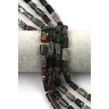 Alibaba Doğaltaş Hint Akik Doğal Taş Dizi Boru Kesim