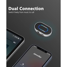 Xiaoai Araba Için Aux Bluetooth Adaptörü, Bluetooth Araç Adaptörü 3,5 mm Aux Girişi, Araba/ev Stereo/kablolu Kulaklık/hoparlör Için Açma/kapama Anahtarlı Bluetooth'a Aux, 16 Saat Pil Ömrü (Yurt Dışından)