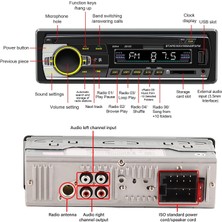 Xiaoai Araç Stereo, Bluetooth Araç Ses Alıcıları Fm Radyo, LED Ekran Çift Bağlantı Handsfree Usb2.0 Araç Ses Sistemi, Araç Mp3 Çalar Desteği Telefon Sesli Asistan, Aux Girişi (Yurt Dışından)