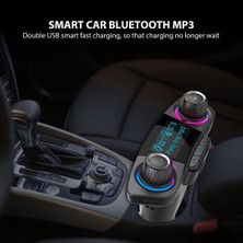 Xiaoai Bluetooth Fm Verici Araba Mp3 Çalar Eller Serbest Araç Kiti Çift USB 5 V 2.1A USB Bağlantı Noktası ile Kablosuz Radyo Ses Adaptörü (Yurt Dışından)