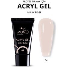 Protez Tırnak İçin Akril Jel No:04 Milky Beige