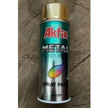 Akf Akfix 400ML Gold Altın Krom Efekt Sprey Boya Gold Efekt Sprey Boya