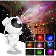 Subzero Astronot Projeksiyon Lambası, Robot Yıldızlı Gökyüzü Işığı, LED Yıldızlı Gökyüzü Projektörü, Uzaktan Kumandalı ve Zamanlayıcılı Projeksiyon Lambası