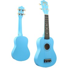 Midex UKX-901BL Mavi Soprano Ukulele (Askı Çanta Metod Pena)