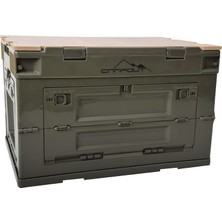 Nurgaz Campout Katlanır Kamp Kasası Ahşap Tablalı