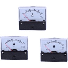 Xiaxiaoer 3x Dc 100A Analog Panel Amper Akım Sayacı Ampermetre Ölçer DH-670 (Yurt Dışından)