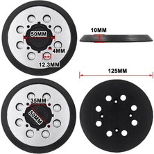 Xiaxiaoer Inç 125MM 8 Delikli Cırt Cırtlı Zımpara Tabanlığı Zımparalama Diski Için Zımpara Tabanlığı Tip 1 Için, DWE6421K DWE6423 (Yurt Dışından)