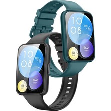 Pasty Cam + Kılıf Huawei Izle Fit 2 Için Kılıf Aksesuarları Ekran Koruyucu Kılıf Çerçeve Tampon Kapak Için Huawei Izle Fit2 Kılıf (Yurt Dışından)