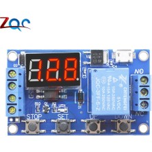 Pasty Dc 5 V/12 V LED Dijital Ekran Ev Otomasyonu Geciktirme Rölesi Tetik Zaman Devre Zamanlayıcı Kontrol Döngüsü Ayarlanabilir Anahtar Modülü (Yurt Dışından)
