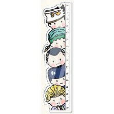 Pasty 1 Adet Karikatür Anime Jojos Tuhaf Macera Cosplay Akrilik Cetveller Şekil Kujo Jotaro Öğrenci Ölçüm Terazisi Cetvel Oyuncaklar Hediyeler (Yurt Dışından)