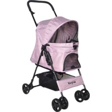 E - Petmama Showtime Kedi & Köpek Arabası Pembe, 42X69.5X88CM
