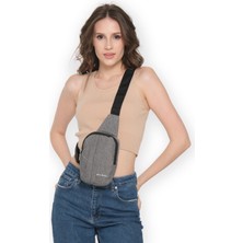 G-Bag Unisex Çapraz Askılı Ortadan Fermuarlı Vücut Çantası Body Bag Omuz Askılı Çanta
