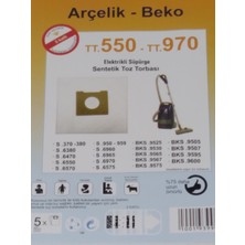 Ercan AVM Arçelik TT550 TT970 Mıte Sentetik ( 3 Paket 15 Adet)