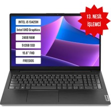 Lenovo V15 G4 Iru 83A1008XTR-03 I5-13420H 24GB 512GB SSD 15.6'' Freedos Taşınabilir Bilgisayar