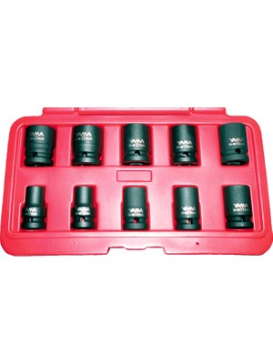 Yama 1/2" 10 Parça Cr-Mo Altı Köşe Lokma Seti