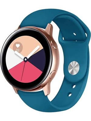 Dijimedia Samsung Galaxy Watch 46MM Uyumlu Klasik Kordon - Petrol Mavisi