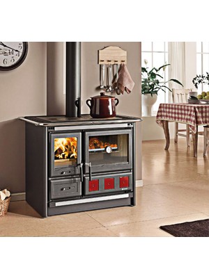 La Nordica Rosa Xxl 5.0 Antrasit Ithal Italyan Kuzine Soba