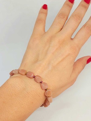 Yaşam Tohumu Güneş Taşı Tasarım Bileklik (47110)