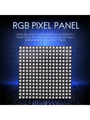 Huizongxu WS2812B LED Rgb Esnek Piksel Panel 16X16 LED Matris Ekran (Yurt Dışından)