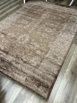 Hoom Rugs Overdye 501 Vizon Doğal Bambu Viskon Halı