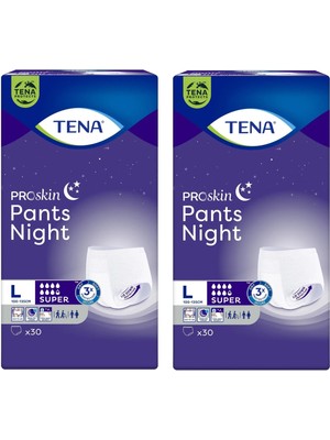 Tena Proskin Pants Night Large ( Büyük) Emici Külot  60 Adet